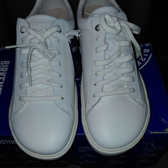 Birkenstock Bend Low Men's Classic White Sneakers - Picture 9 of 11